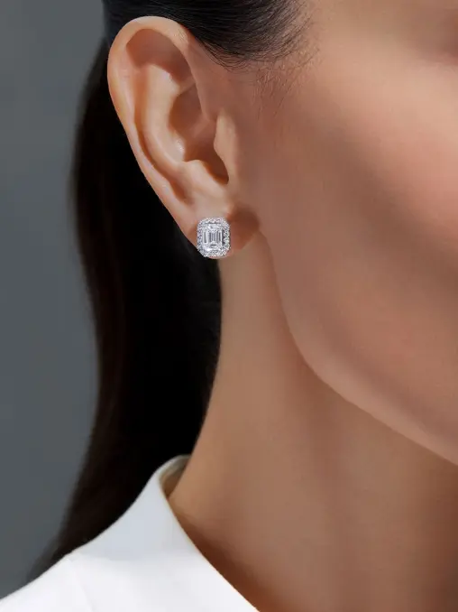Серьги с бриллиантами CHAMOVSKIKH JEWELLERY HOUSE