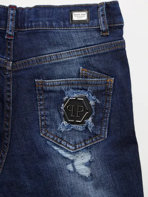 Джинсы хлопковые PHILIPP PLEIN