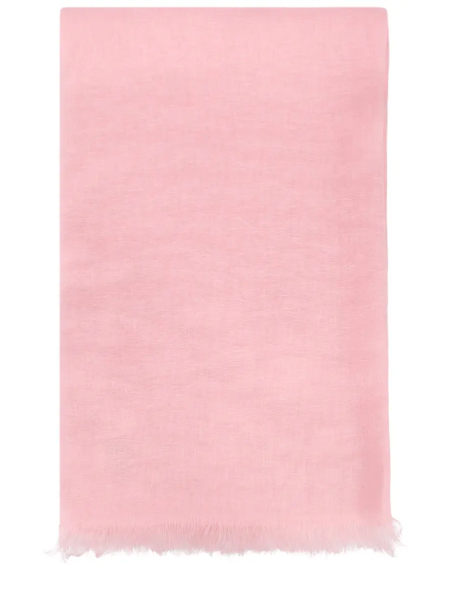 Палантин льняной