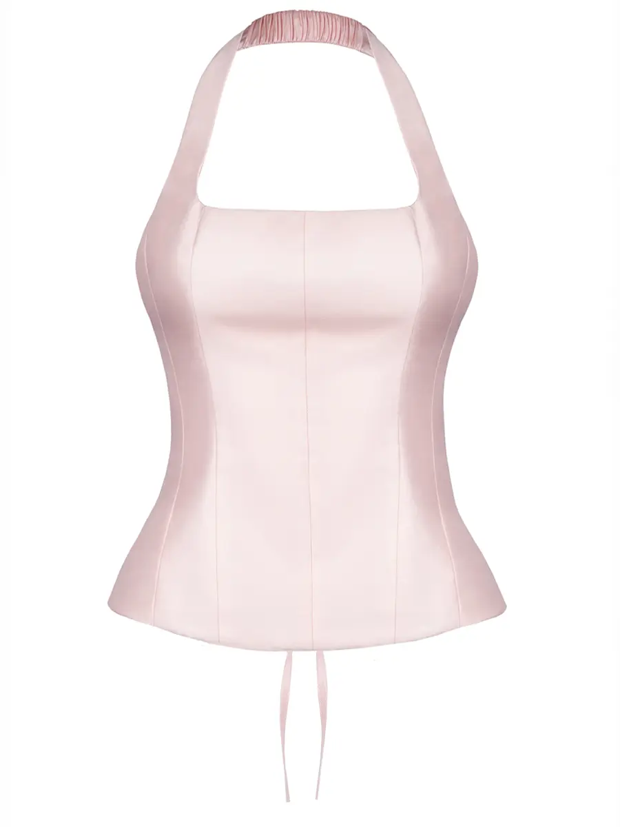 Топ из тафты Coquette Tie-Back Top