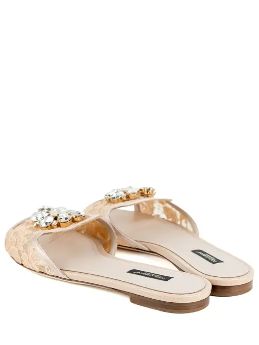 Шлепанцы текстильные DOLCE & GABBANA