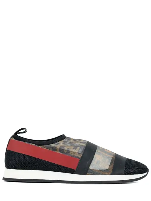 Слипоны текстильные FENDI