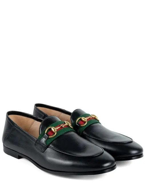 Лоферы кожаные GUCCI