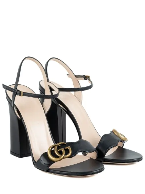 Босоножки кожаные GUCCI