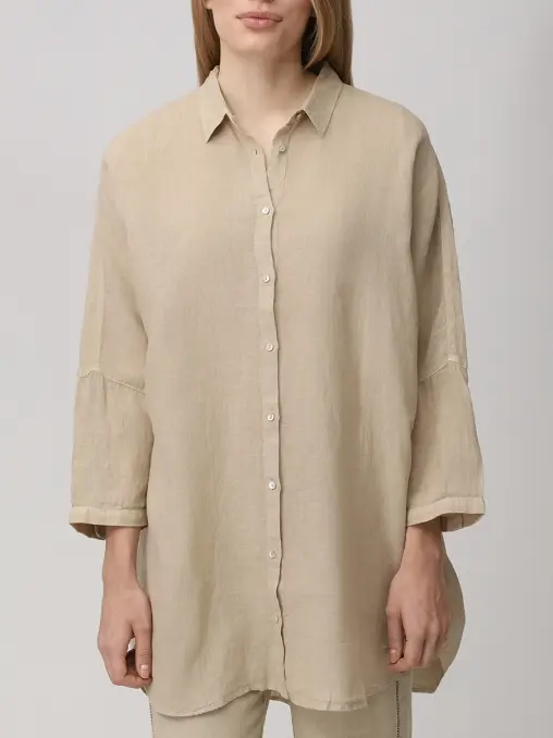 Рубашка льняная 120% LINO