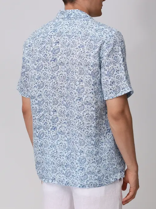 Рубашка льняная 120% LINO