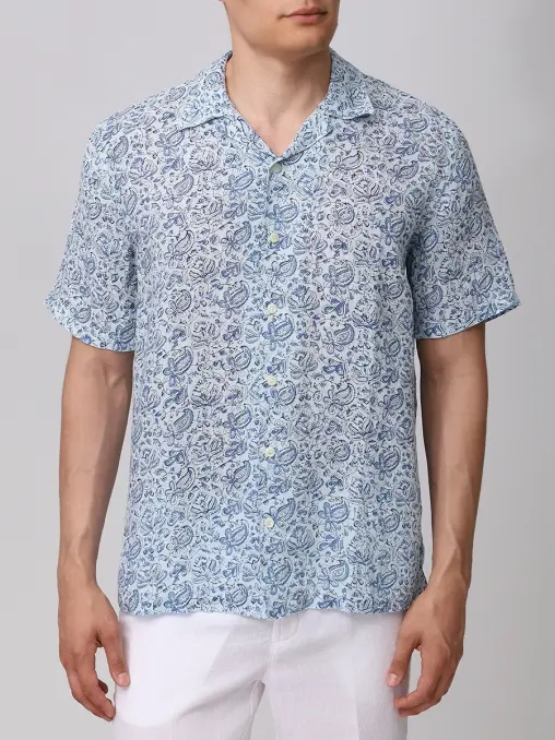 Рубашка льняная 120% LINO