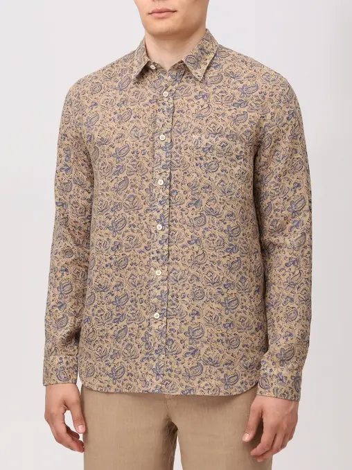 Рубашка льняная 120% LINO