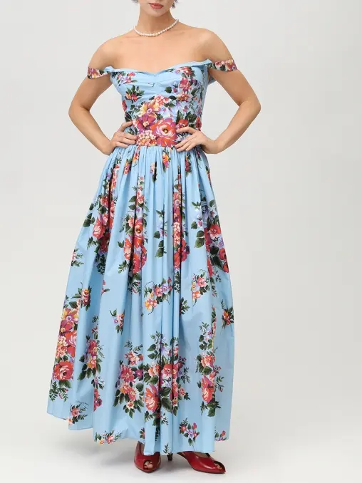 Платье хлопковое DOLCE & GABBANA