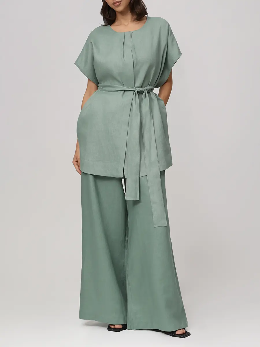 Блуза льняная