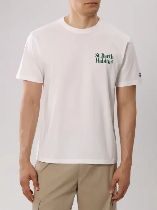 Футболка хлопковая MC2 SAINT BARTH