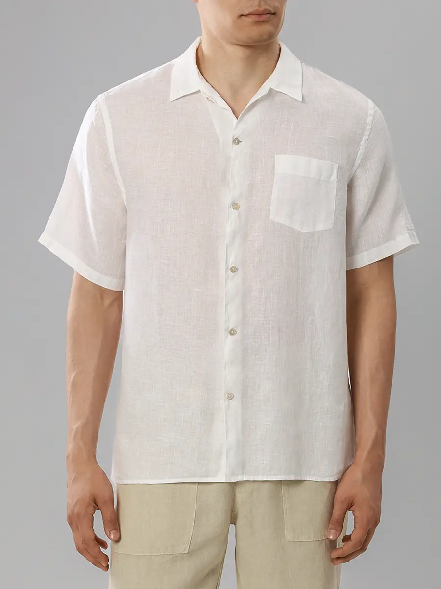 Рубашка Regular Fit льняная
