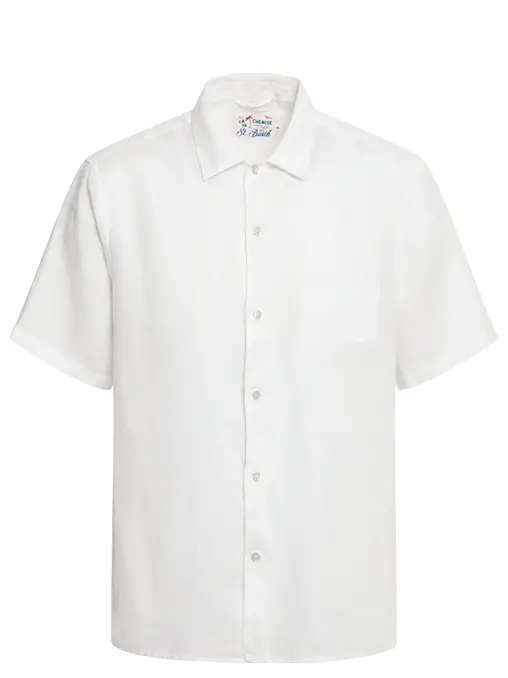 Рубашка Regular Fit льняная MC2 SAINT BARTH