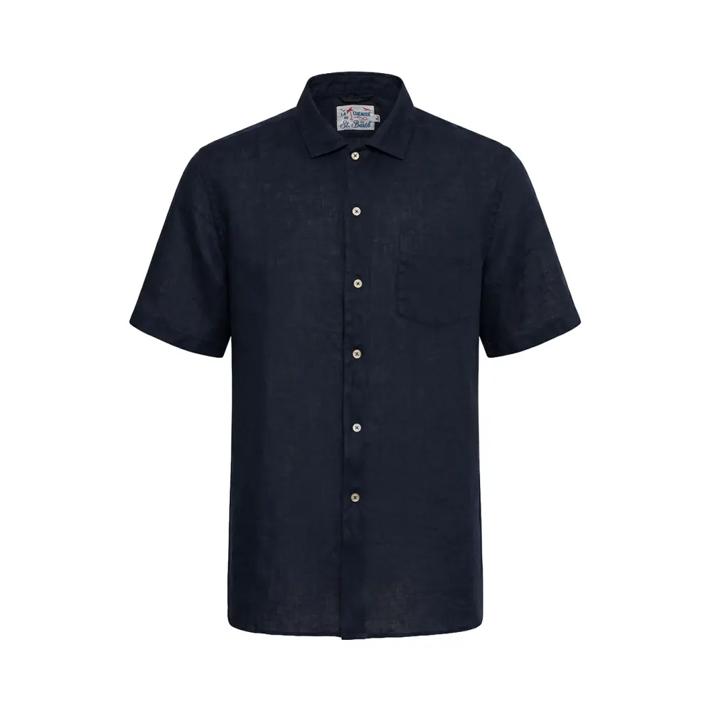 Рубашка Regular Fit льняная