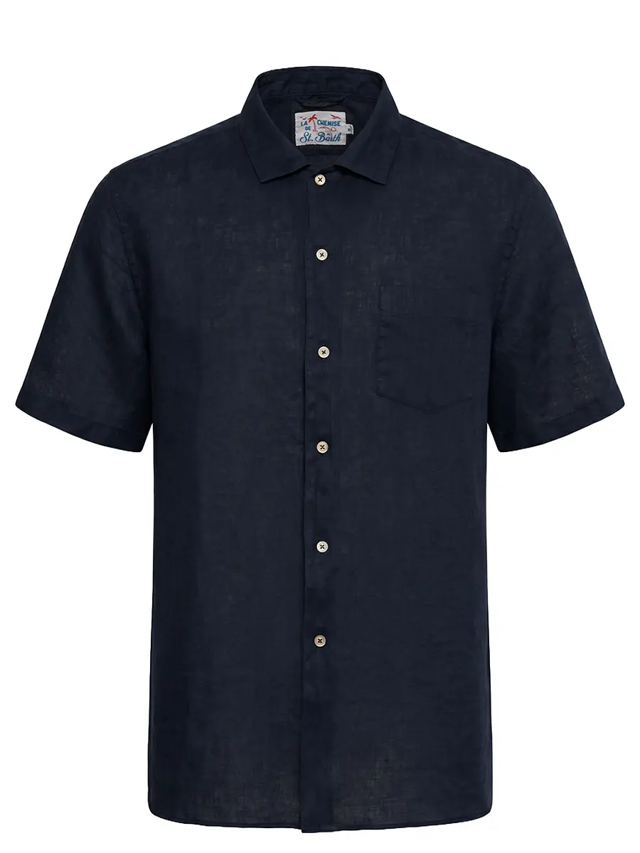 Рубашка Regular Fit льняная