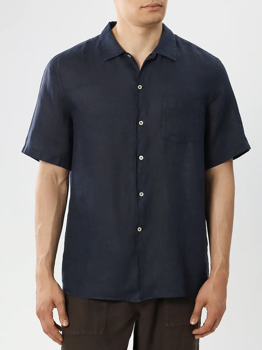 Рубашка Regular Fit льняная