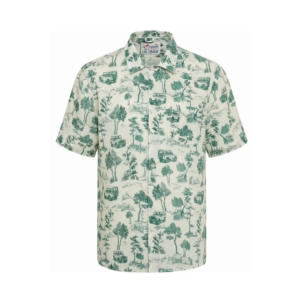 Рубашка Regular Fit льняная