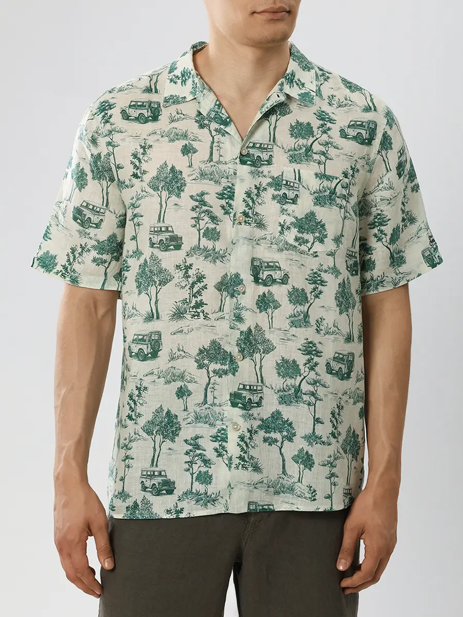 Рубашка Regular Fit льняная