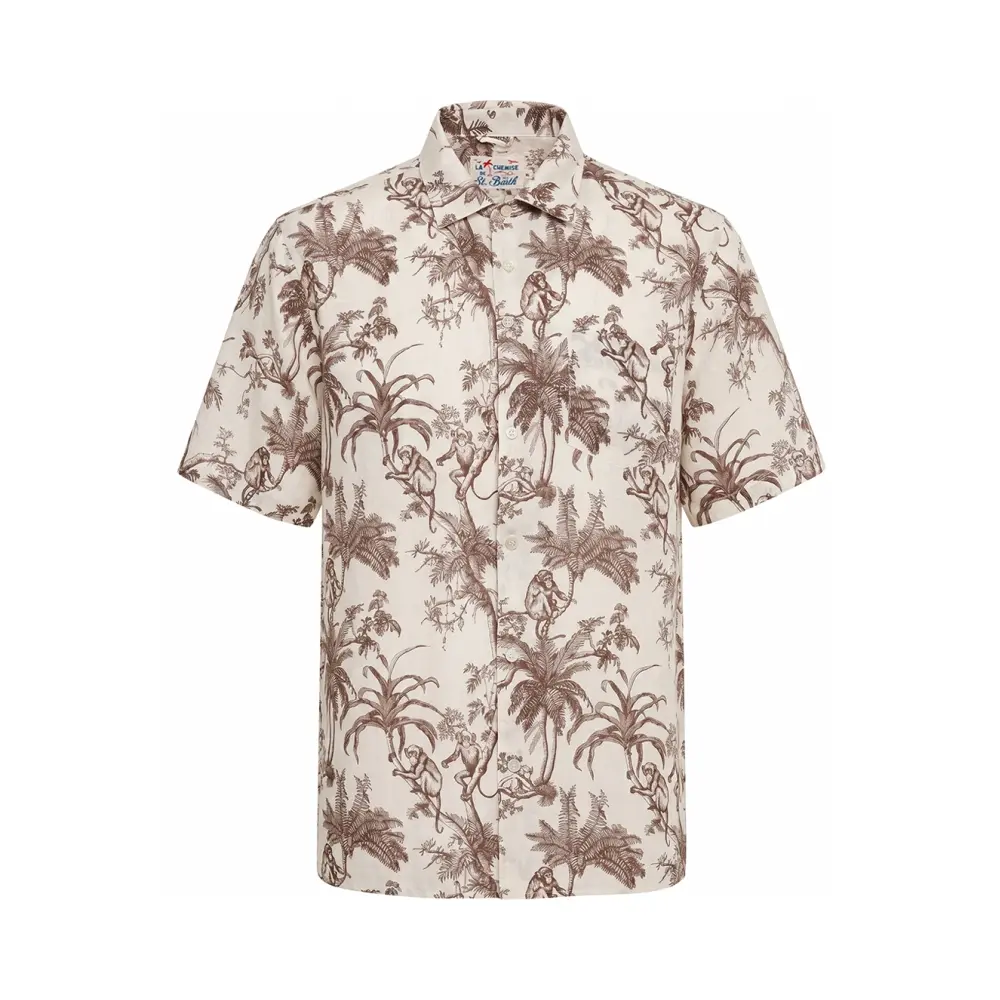 Рубашка Regular Fit льняная