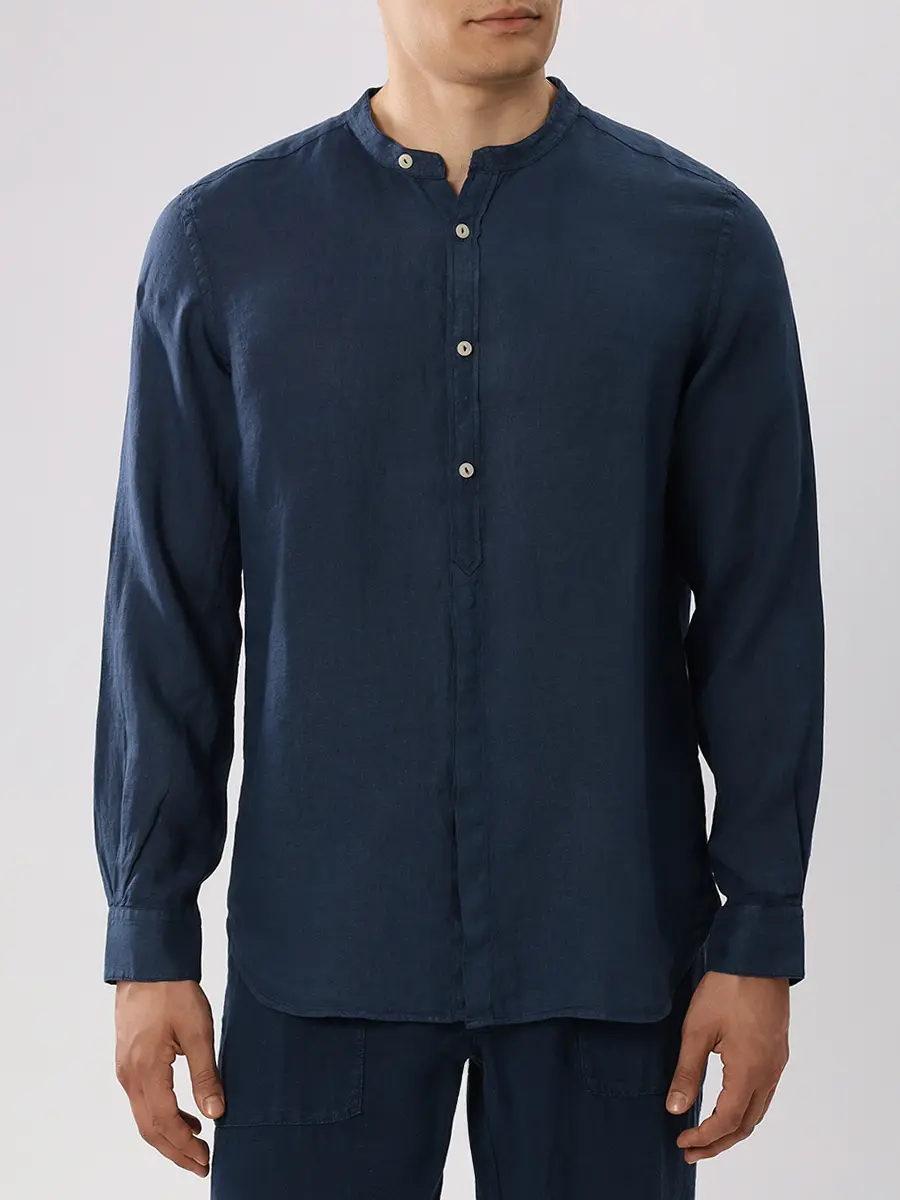 Рубашка Regular Fit льняная