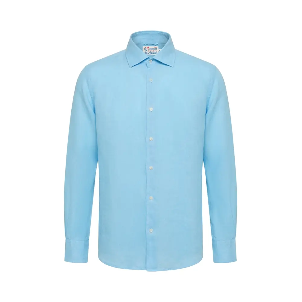 Рубашка Slim Fit льняная