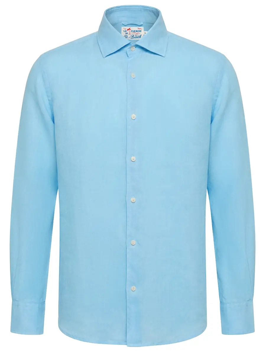 Рубашка Slim Fit льняная