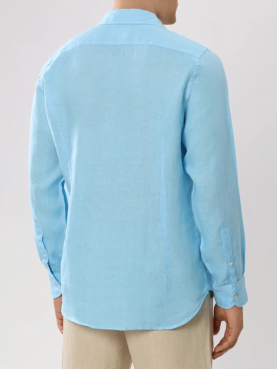 Рубашка Slim Fit льняная