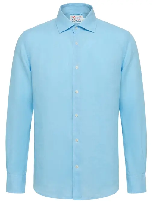 Рубашка Slim Fit льняная MC2 SAINT BARTH