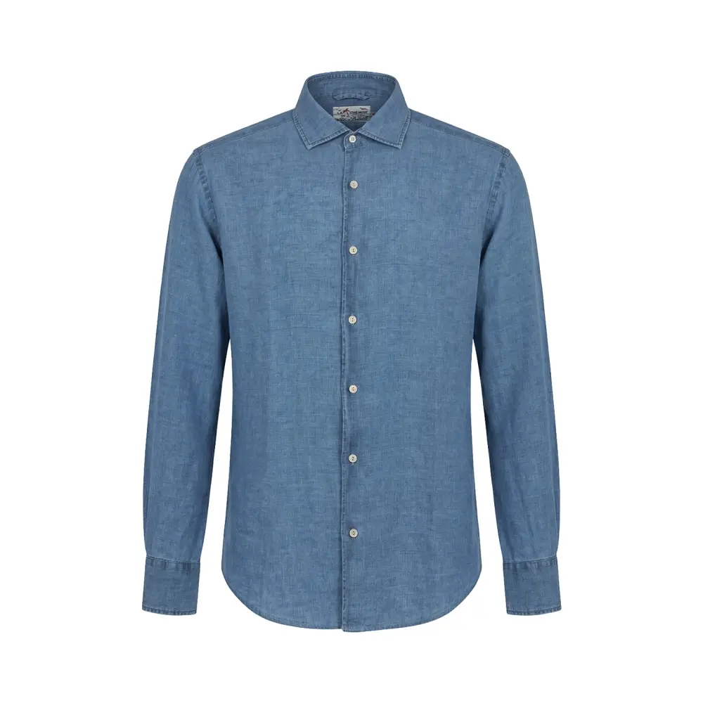 Рубашка Slim Fit льняная