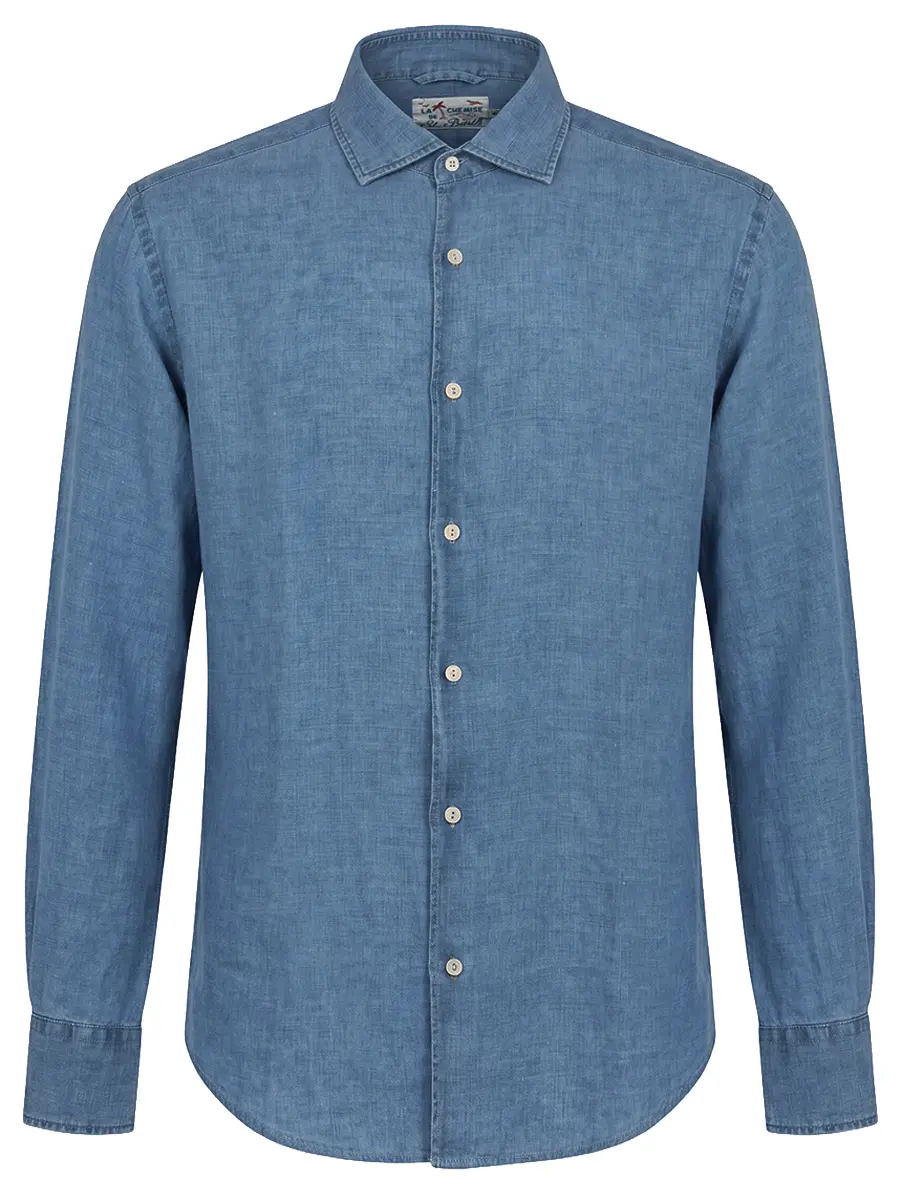 Рубашка Slim Fit льняная