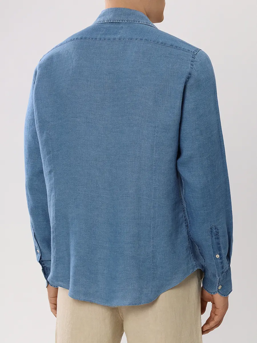 Рубашка Slim Fit льняная