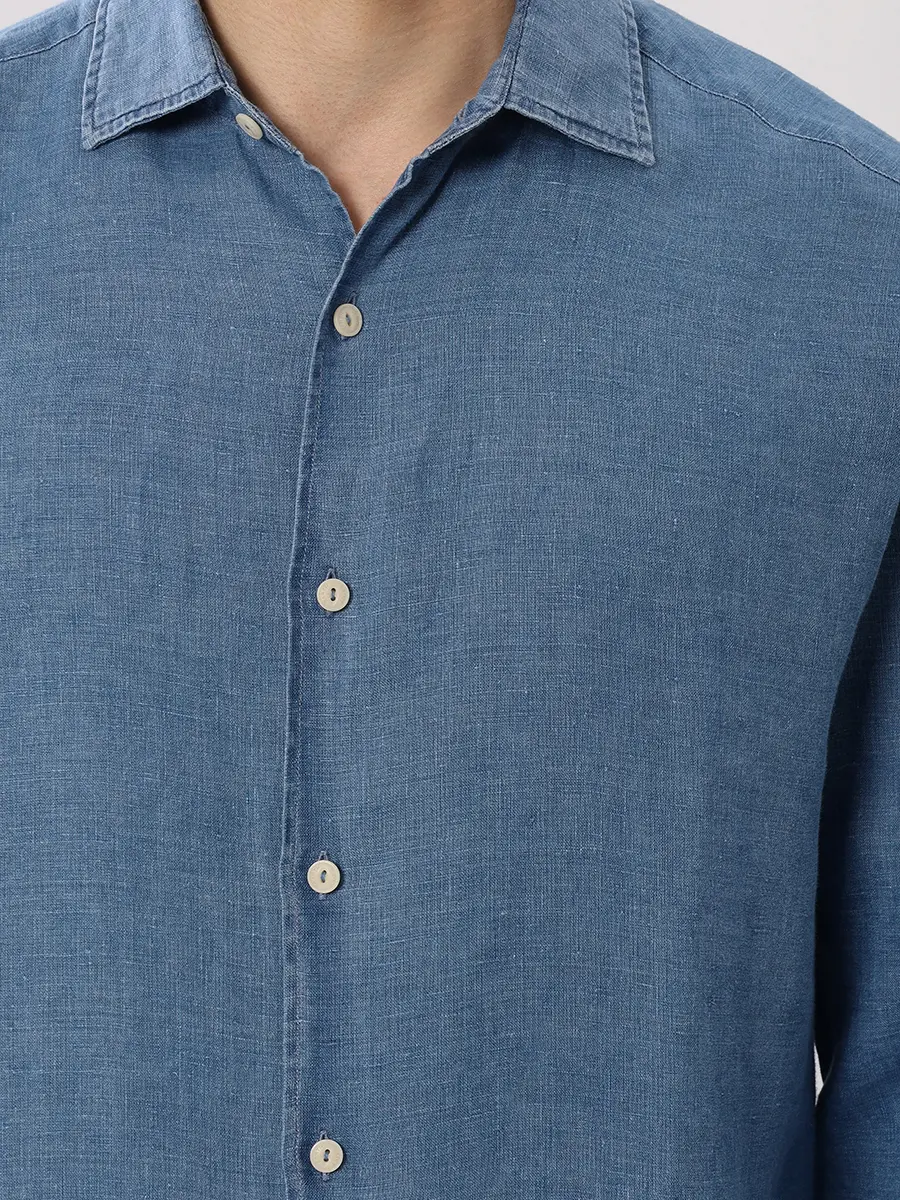 Рубашка Slim Fit льняная