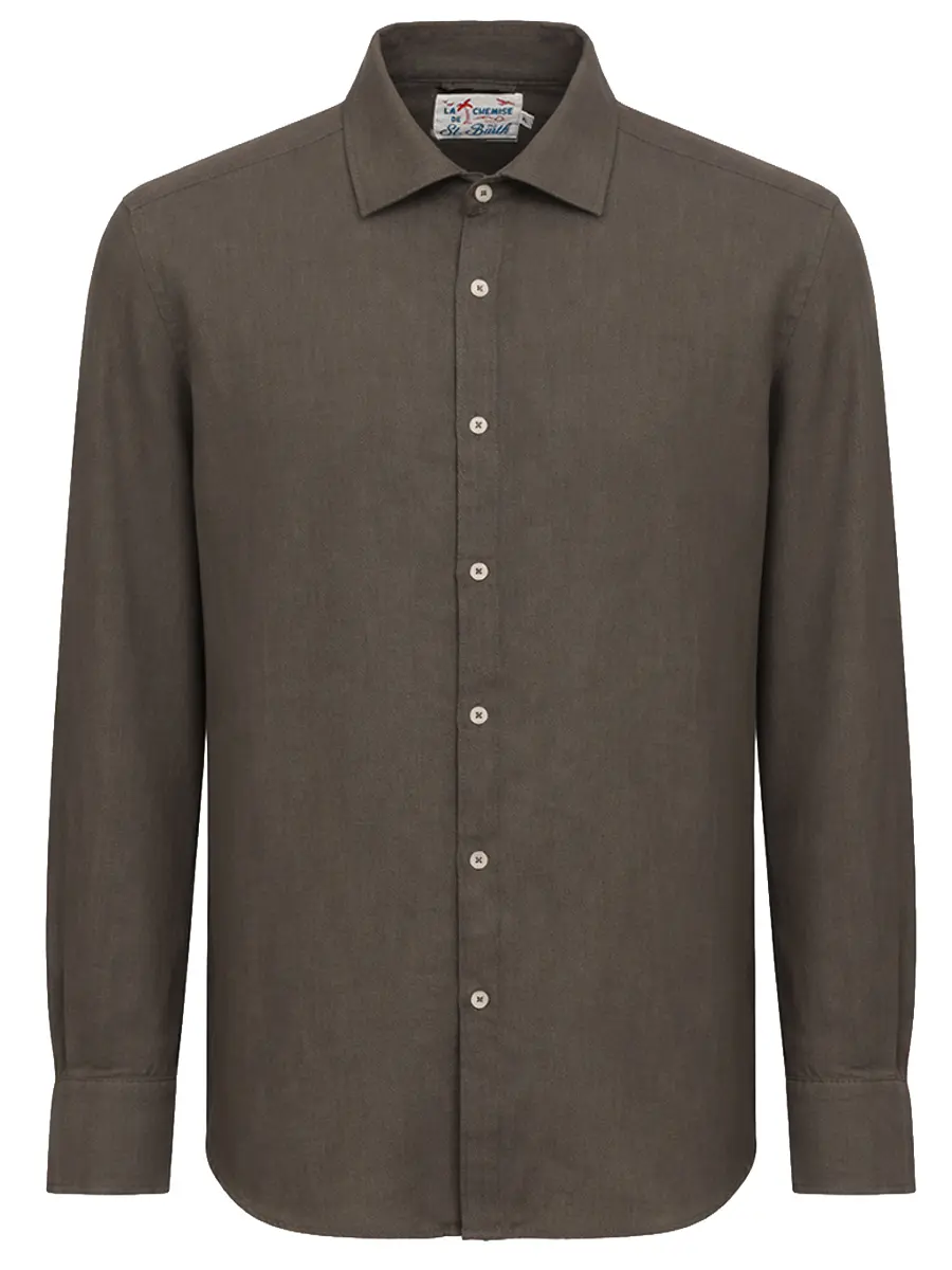 Рубашка Slim Fit льняная