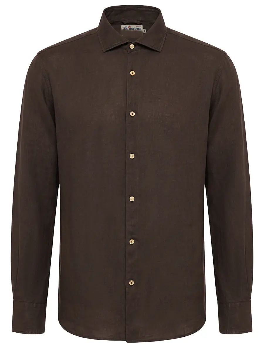 Рубашка Slim Fit льняная