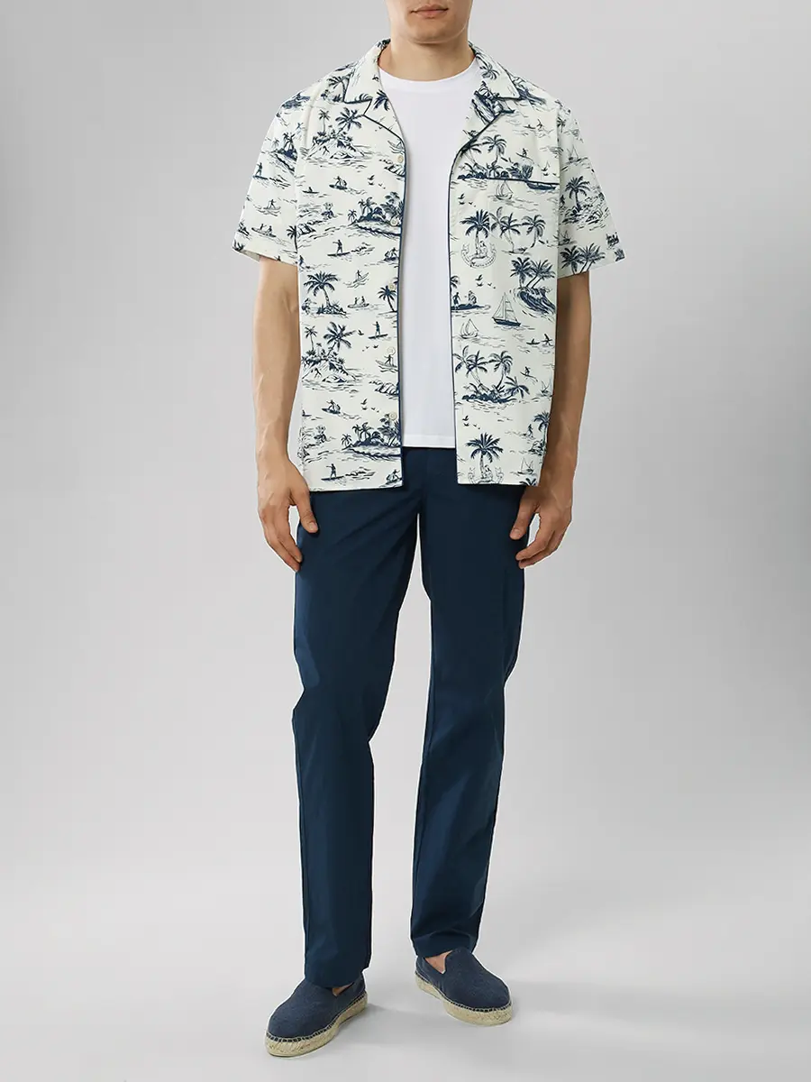 Рубашка Regular Fit хлопковая