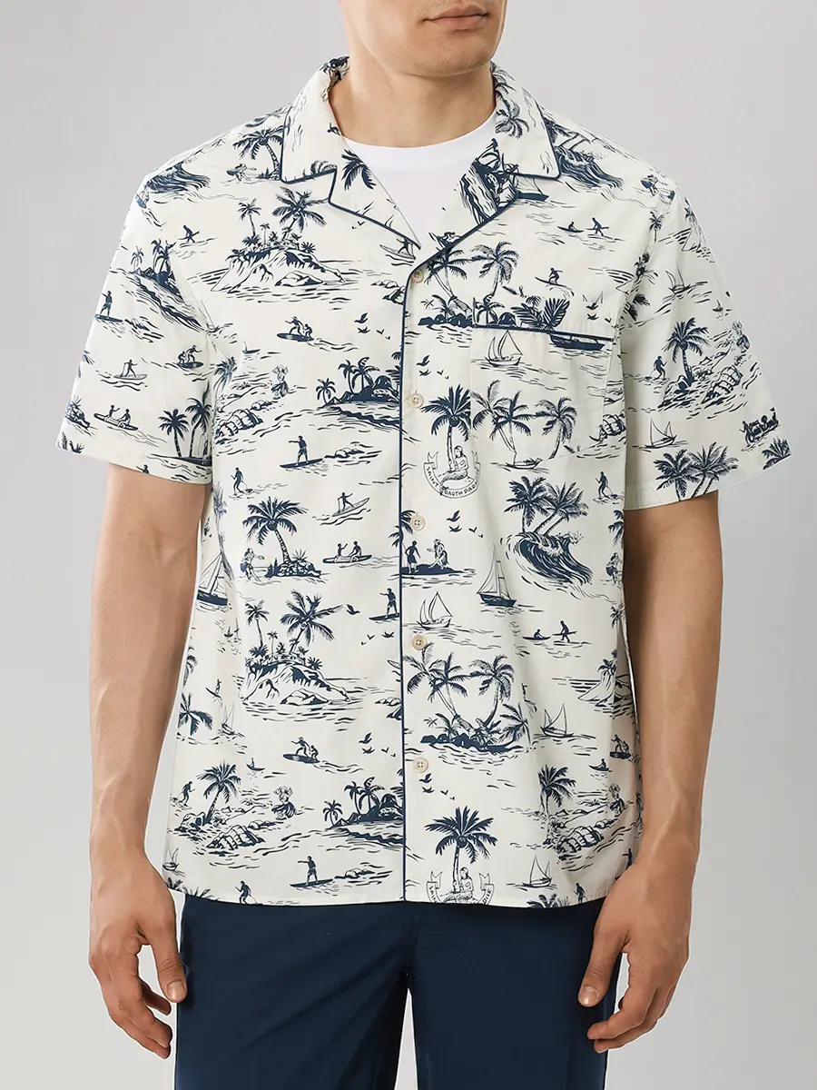Рубашка Regular Fit хлопковая