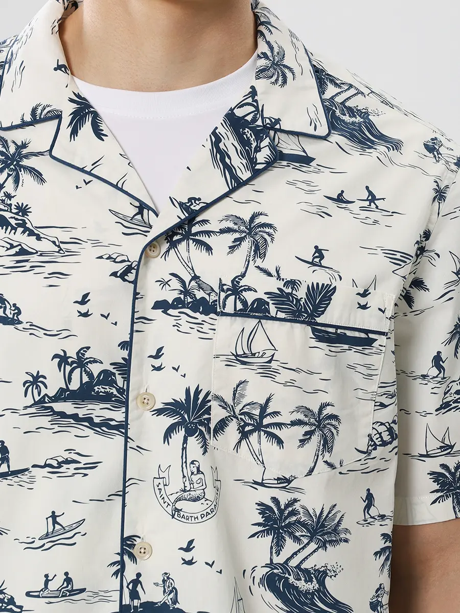 Рубашка Regular Fit хлопковая