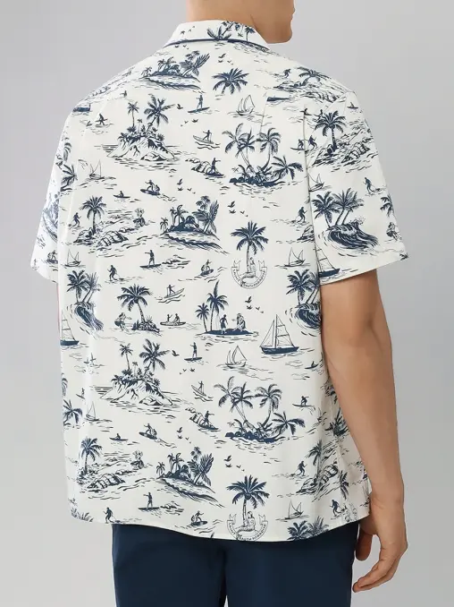 Рубашка Regular Fit хлопковая MC2 SAINT BARTH