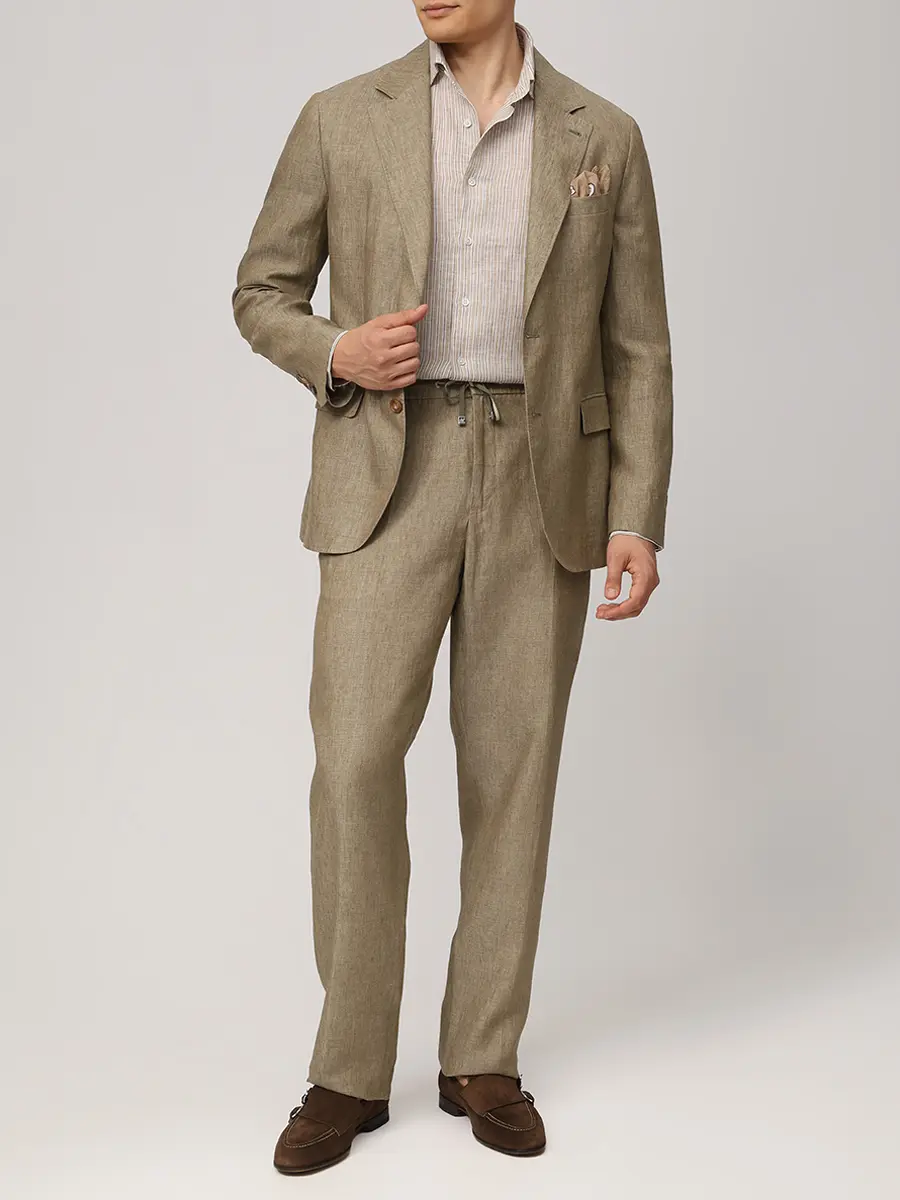 Рубашка Regular Fit льняная