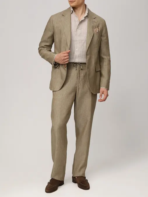 Рубашка Regular Fit льняная FIORONI CASHMERE