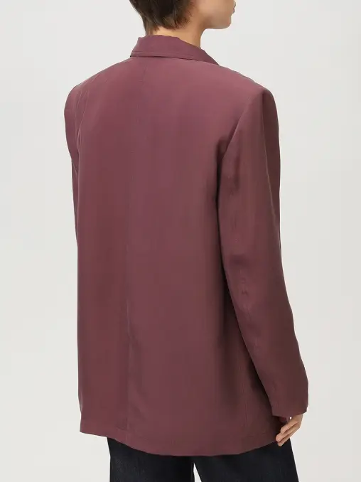 Пиджак шелковый SAINT LAURENT