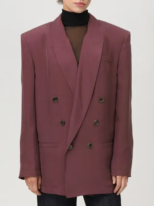 Пиджак шелковый SAINT LAURENT
