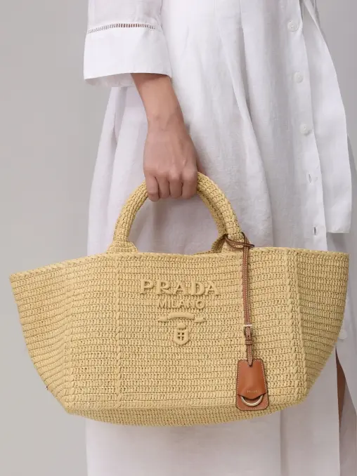 Сумка из рафии PRADA