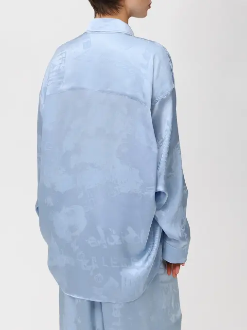 Рубашка шелковая BALENCIAGA