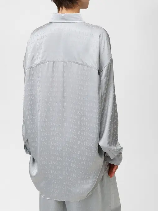 Рубашка из вискозы BALENCIAGA