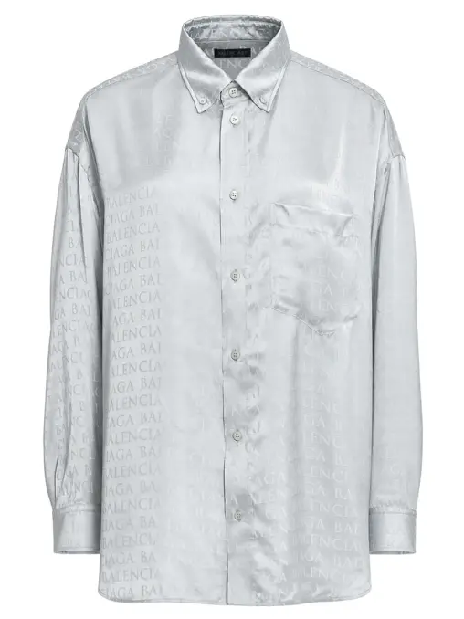 Рубашка из вискозы BALENCIAGA