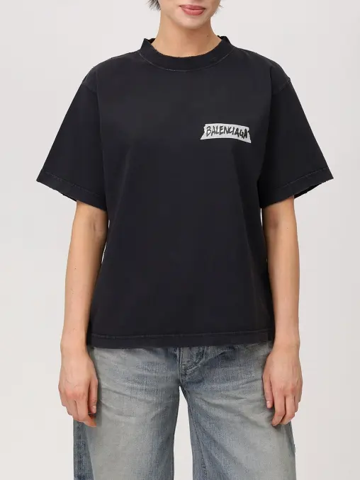 Футболка хлопковая BALENCIAGA