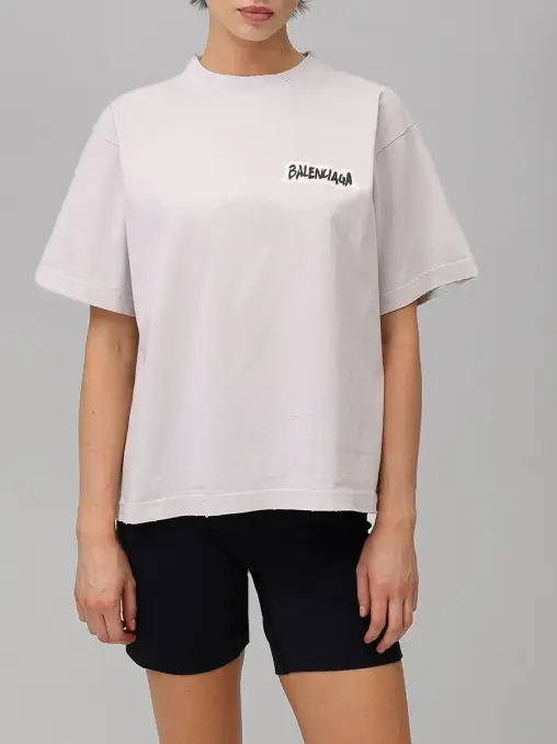 Футболка хлопковая BALENCIAGA