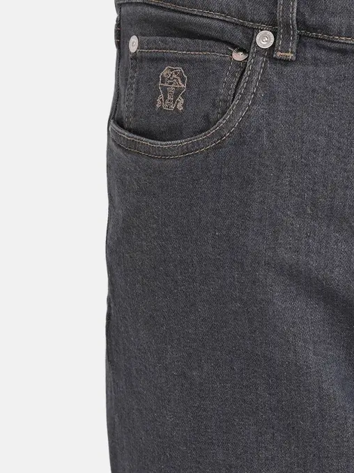 Джинсы хлопковые BRUNELLO CUCINELLI
