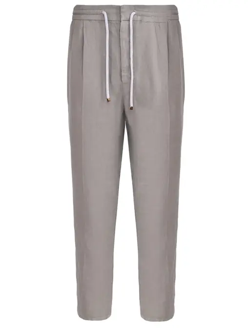 Брюки льняные BRUNELLO CUCINELLI